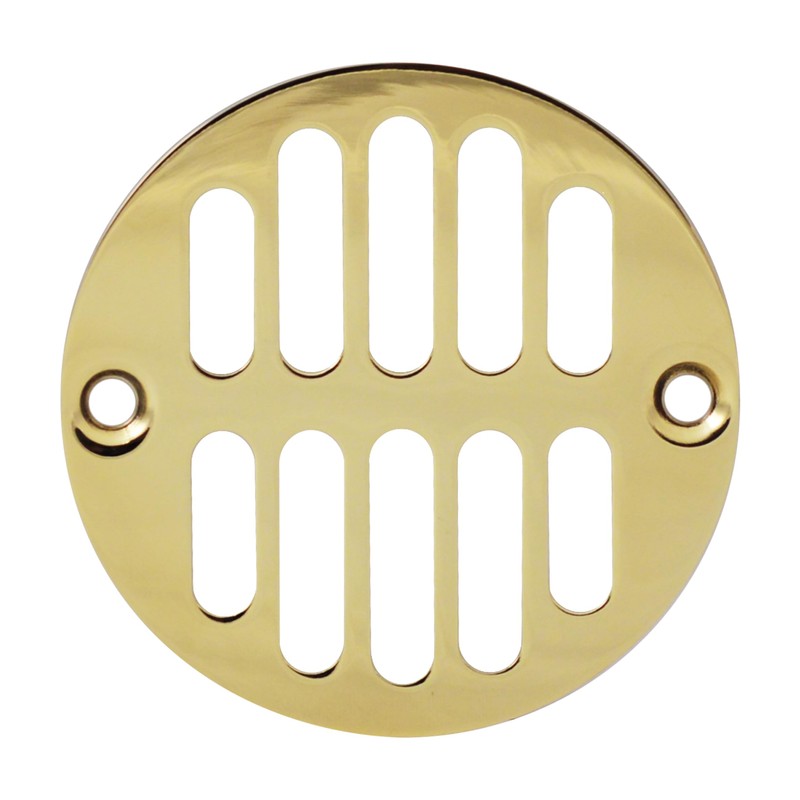 Westbrass Shower Strainer Set with Screws, Grill and Crown, Polished