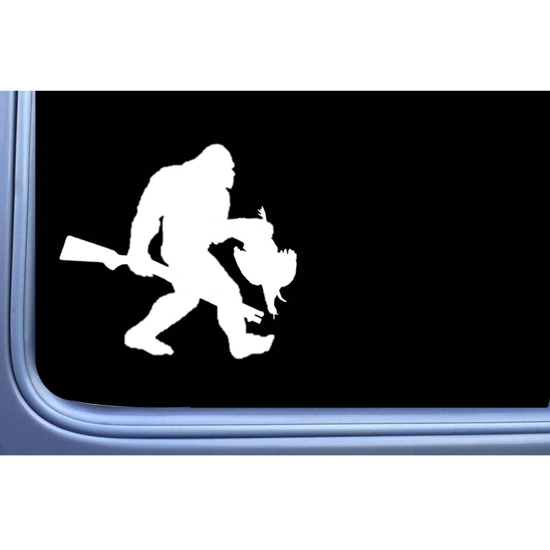 Bigfoot Turkey Hunting Decal OS 437 6" sasquatch box call