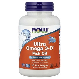 NOW Foods, Ultra Omega 3-D™ Fish Oil, Fish Softgels 90 Tablets / NOW Foods (나우푸드), Ultra Omega 3-D™ 피쉬 오일, 피쉬 소프트젤 90정