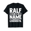 First Name Ralf T-Shirt, black