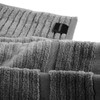 Caleffi 73859 Hand Towel with Guest Towel Cotton Stripe Anthracite