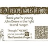 John Deere The Farmlink Project Embroidered Rope Hat - Construction