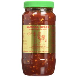 Sambal Oelek Chili Paste 18 Oz (1 Pack) - Premium Spicy and Flavorful Asian Condiment, Ideal for Cooking, Dipping, and Enhancing Dishes