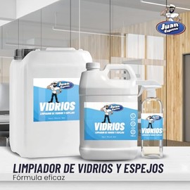 Juan Capitán: Seguro Limpiador Para Vidrios, Cristales y Superficies (600 MLS)