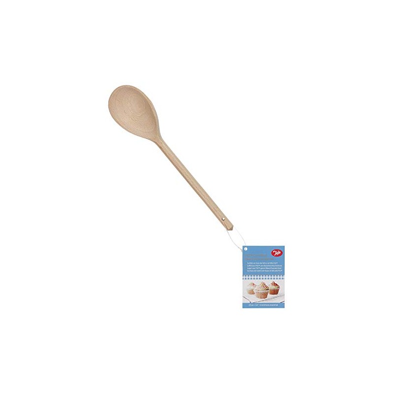 Tala Waxed Wooden Spoon 30.5CM 30120, Wood, Beige