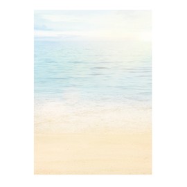 Lysco Sea Beach Life 5013 Design Letter Paper DIN A4 25 Sheets Single-side printed letter paper, easy to write on paper, for all printers/Photocopiers