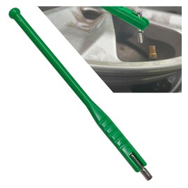 BDZMC Tire Valve Stem Puller Tool, No Scratch Tire Valve Insertion Tool, Plastic Handle Tire Valve Stem Puller Rod Tool with Valve Core Remover, Universal Tire Repair Installer Tool for Car Bicycle