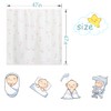norinori Muslin Squares Baby Swaddle Blanket - Muslin Cloths Blankets