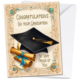 Graduation card, Congratulations on your graduation, well done, you did it, graduation 2024, class of 2024