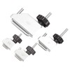 4Pcs Vacuum Radiator Fluid Line Clamp Set Pinch Off Line