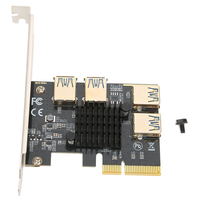 PCI‑E Riser Card PCI‑E X4 1 to 4 PCI Express