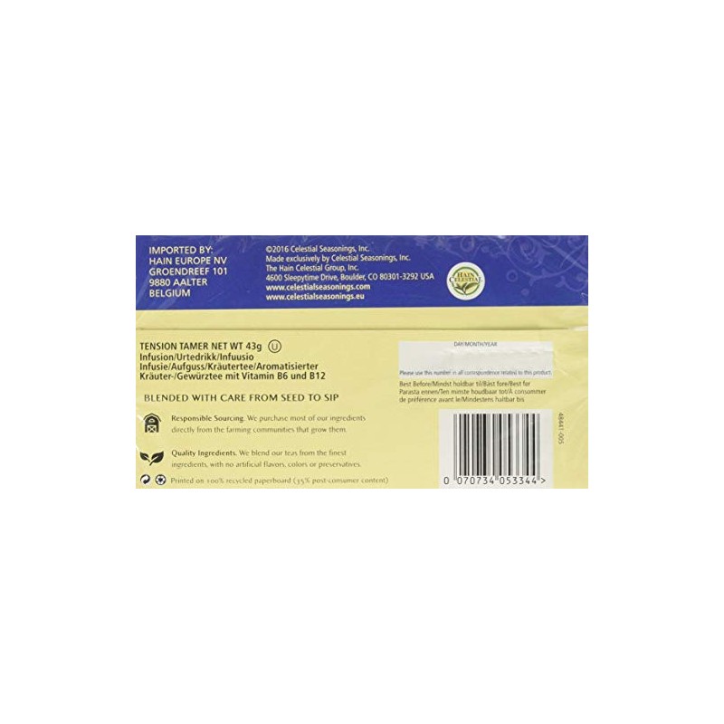 Celestial Seasonings Tension Tamer Tea, 20 ct