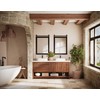 TETOTE Black Wood Framed Bathroom Vanity Mirror 24” x 36”