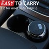 TAKAVU Car Ashtray (1-Pack), Easy Clean Up Detachable Stainless Car