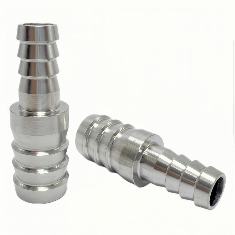 304 Stainless Steel Hose Barb Fitting Reducing Union 5/8" Barbed