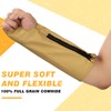 Suhine 2 Pairs Leather Arm Guards Leather Welding Work Sleeves