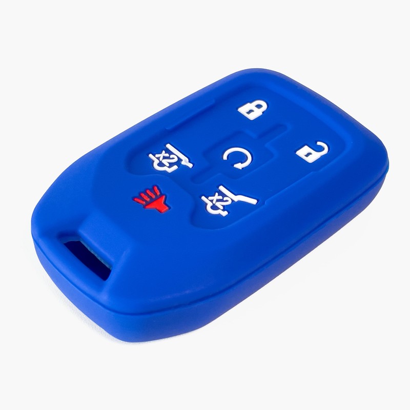 2-Pack Click&Fit Silicone Key Fob Covers Compatible with Chevy Suburban
