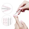 100 Pcs Professional Disposable Nail Stick Cuticle Pusher Bulk Crystal