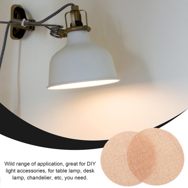 ULDIGI Round Ceiling Light Cover 6.29In Anti-Glare Lampshade Diffuser Plate