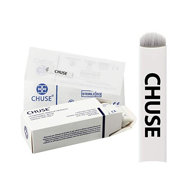 CHUSE Einweg-microblading Nadeln Augenbraue Permanent Make-up-Nadel-Stick Arc Blade 21 Gebogene Nadeln A21 50pcs/box