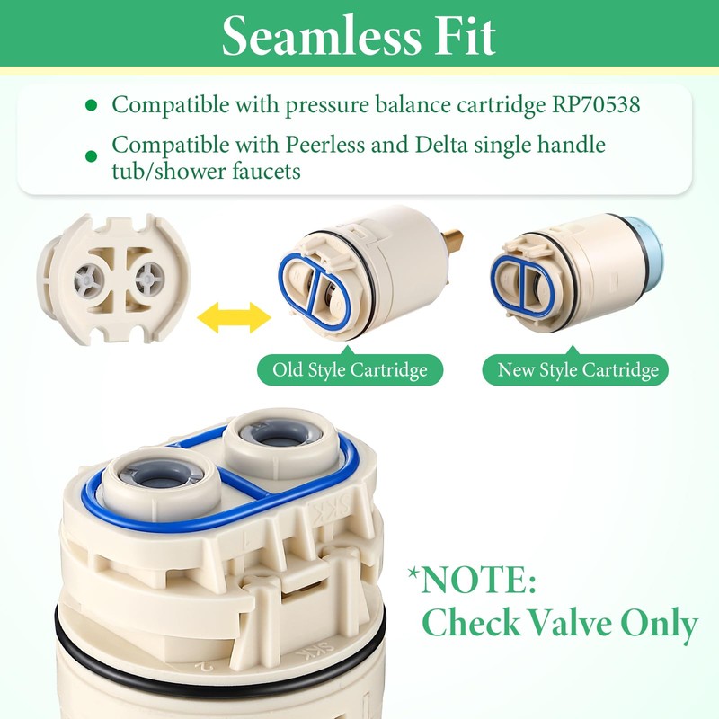 Enhon Check Valve Assembly Replacement for RP73625, Check Valve Parts