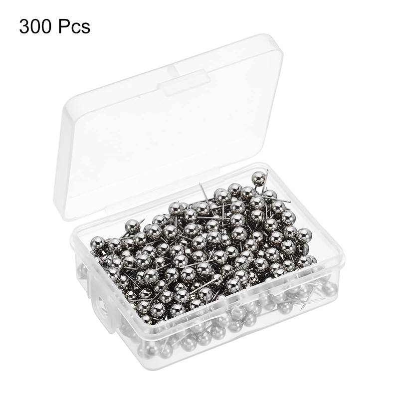PATIKIL Push Pins, 300 Pack Round Head Map Tacks Thumb