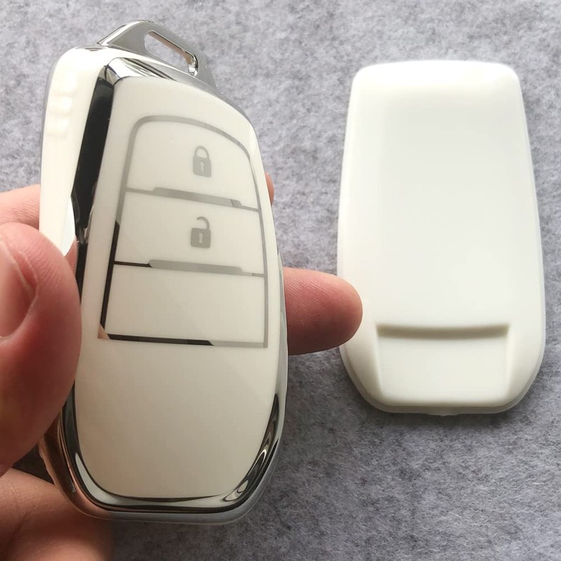 Kinotaka Toyota Exclusive Design TPU 2 Button Smart Key Case