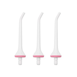 Flosser Replacement Tips for Waterpik Water Flosser, Flosser Refill Heads Compatible with Waterpik Oral Irrigator, Oral Irrigator Jet Tip Nozzel for Hangsun, Nicwell, COSLUS (White, 3 Pcs)