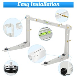 Outdoor Wall Mounting Bracket for Ductless Mini Split Air Conditioner Heat Pump Systems, Universal, 9000-36000 Btu Condenser