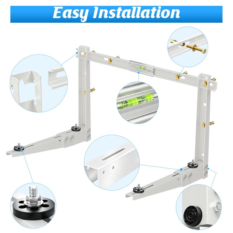 Outdoor Wall Mounting Bracket for Ductless Mini Split Air Conditioner