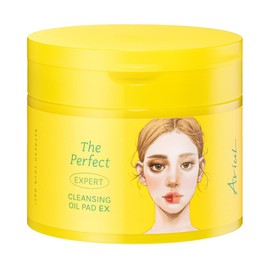 Ariul The Perfect One-Sheet Cleansing Pad, Oil Pads EX, A Mild&Quick Make Up Remover Pads for waterproof makeup, 2.7 inch Vegan cotton Big pad, 175ml / 60 Counts