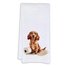 Cabana Bro Funny Dachshund Bathroom Hand Towels, Dachshund Gifts, Dog