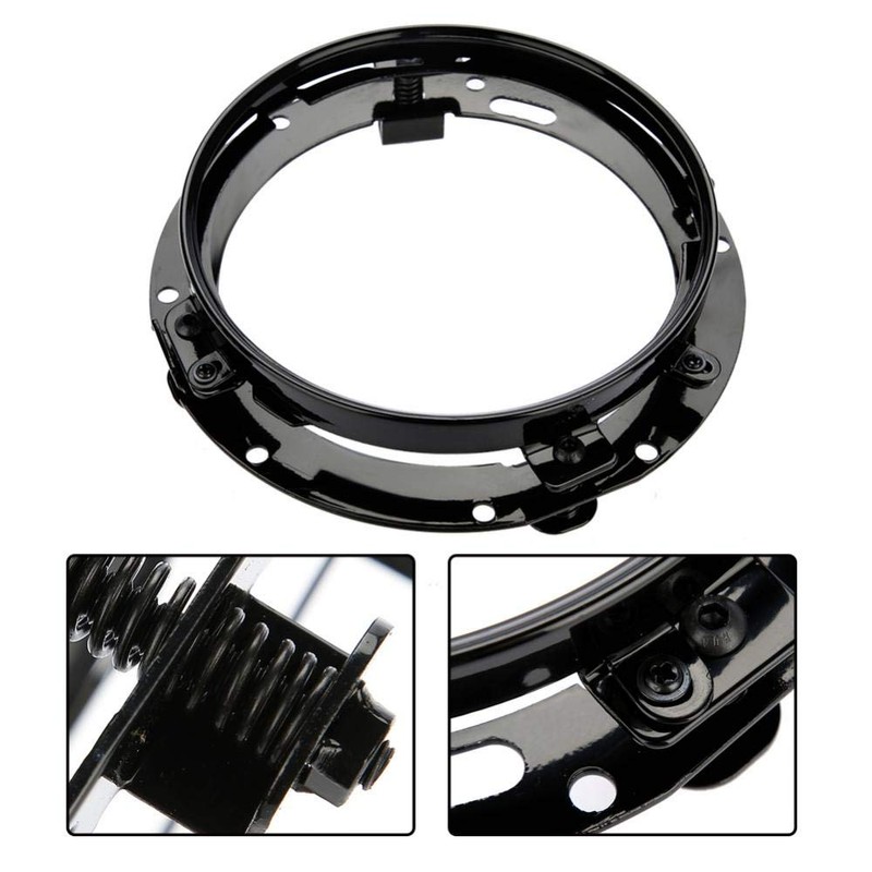 Keenso Motorcycle Headlight Bracket, 1 Piece 7 Inch Motorcycle Aluminium