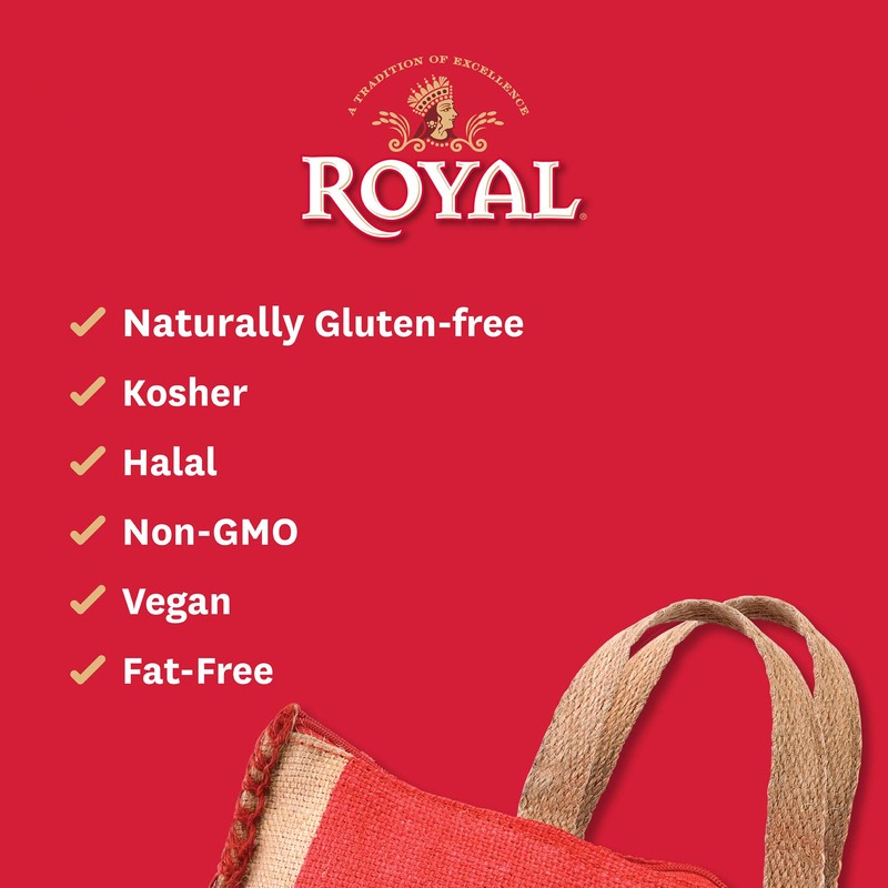 Royal Chef's Secret Extra Long Basmati Rice, 20 Pound Bag