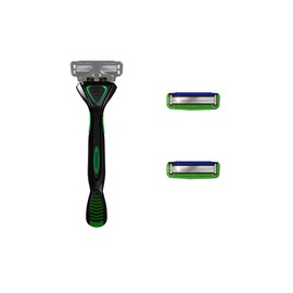 Dorco NEW Dorco Face 6 razor + 2 razor blades (including mounting blades) 6-blade razor set / 도루코 NEW 도루코 페이스6 면도기 + 면도날 2개(장착날포함) 6중면도날 면도기세트