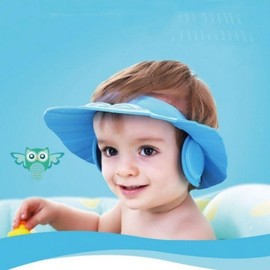 Baby Ear and Eye Protection Shampoo Cap Shower Cap 1 Ear Protection Shampoo Cap - Yellow 5ea