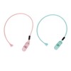 Hearing Aid Clips Pink Green Combination Set Portable Compact Flexible