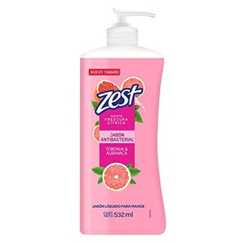 Zest Zest Jabon Liquido Para Manos Toronja y Albahaca 532Ml