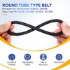 Vacuum Belt, 10 Pack Belt 30563B Round Vacuum Cleaner Belts