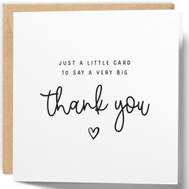 Thank You Card, Just little card to say a big thank you