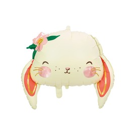 PartyDeco Balon Foliowy Królik Zajączek Wielkanoc Pisanki Dekoracja Urodzinowa Girlanda Balonowa