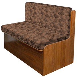 molasofa RV Dinette Cushion Covers, RV Booth Seat Cover Stretchable Camper Cushion Couch Covers Washable Slipcovers for Camper Car Bench (1 Backrest Cover & 1 Bench Cover, Brown Leaves)