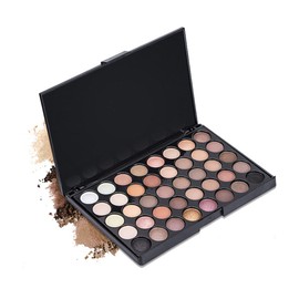 Professional Makeup Eyeshadow Palette, 40 Colours Matte Shimmer Pressed Pigments Smooth Texture Eyeshadow Waterproof Durable Nude Makeup Palette
