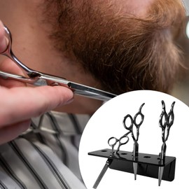 FOMIYES Friseurscherenhalter Transparent Scherenhalter Schere Wandscherenhalter für Friseur Wandregal Acryl Kosmetik Wandmontage