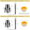 Gcoujrl Integrated Internal & External Pipe Threading Tool with Screw