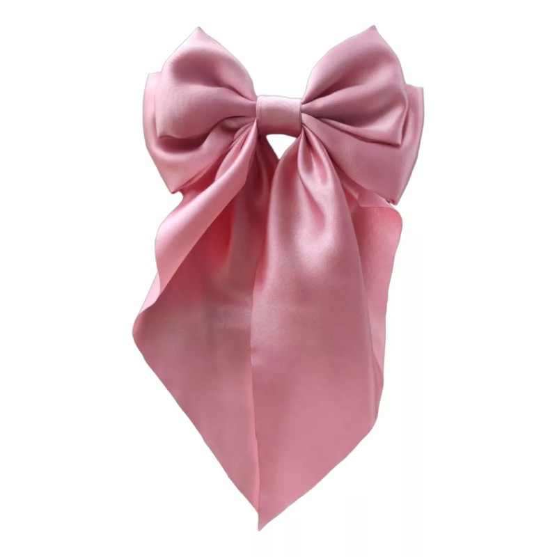 Dtup Moño Grande Elegante Listón Satén Estilo Aesthetic Coquette