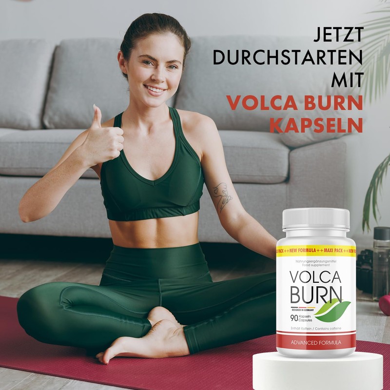 Volca Burn Capsules - Combination of High-Quality Ingredients - 90