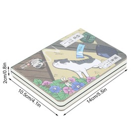 Composition Notebook, College School Notebooks Subject Daily Journal Notebook, Japanese Cartoons Printed Cover, Thick Paper, 5.7''*4.1'', 224 Sheets(Incense)