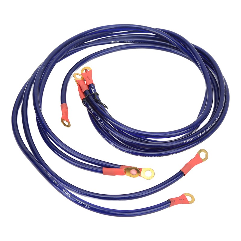 5pcs Pure Copper Battery Inverter Cable Flame Retardant Universal for