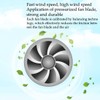 Fostaugh 2 inch 50mm Inline Duct Ventilation Fan Dog House,